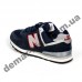Детские кроссовки New Balance подростковые темно-синие